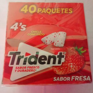 Chicles Trident de Fresa
