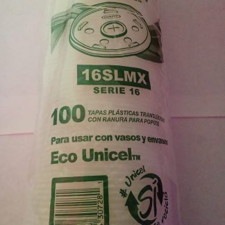 Tapas Ecológicas para Vasos Eco Unicel (100 piezas)