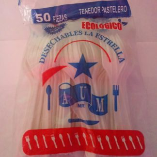 Tenedores Pasteleros Desechables Ecológicos La Estrella