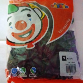 Globos Negros 9" (Paquete con 50 piezas)