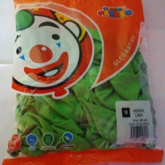 Globos Verde Lima 9" (Paquete con 50 piezas)