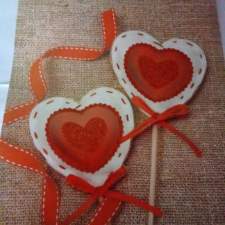 Bolsa de Regalo Corazones Rústica