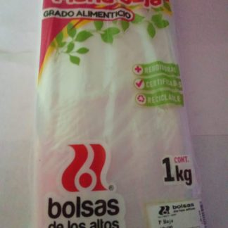 Bolsa plana para grado alimenticio 70 x 90 (1kg)