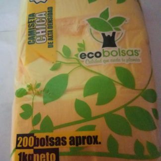 Bolsa de camiseta de alta densidad (200 piezas chica)