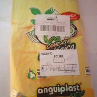 Bolsa de camiseta ecológica Anguiplast (grande 1 kg)