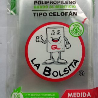 Bolsa celofán 8 x 12 cm
